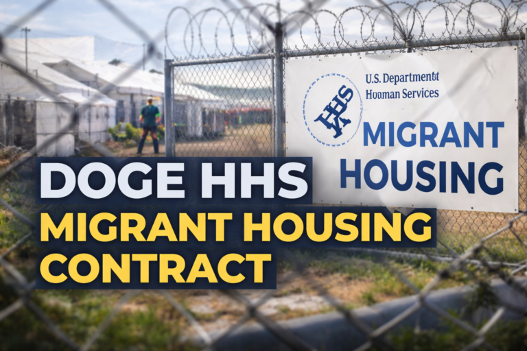 Doge HHS Migrant Housing Contract Explained Clearly