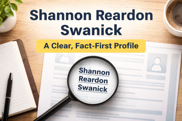 Shannon Reardon Swanick: A Clear, Fact-First Profile