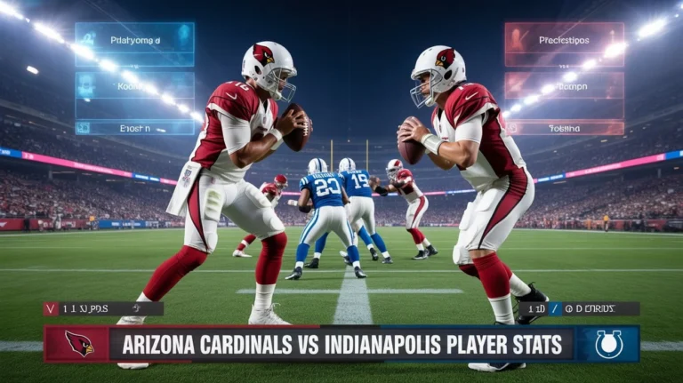 Arizona Cardinals vs Indianapolis Colts Match Player Stats