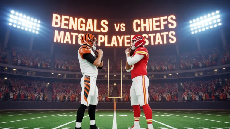 Bengals vs Kansas City Chiefs Match Player Stats