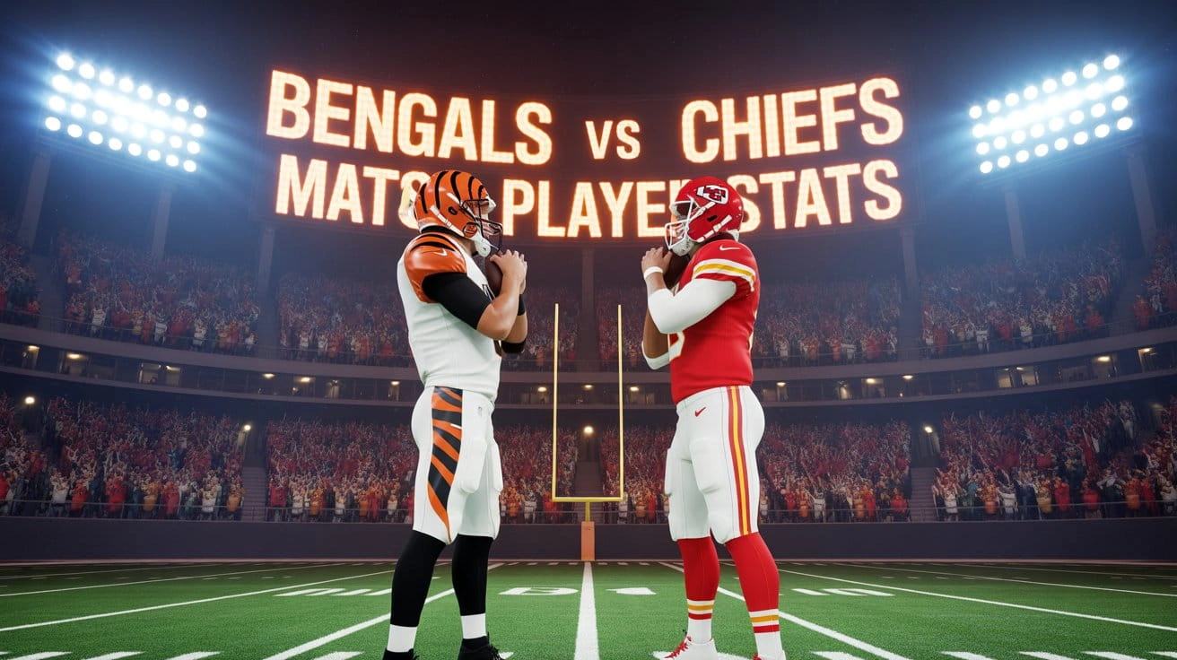 Bengals vs Kansas City Chiefs Match Player Stats