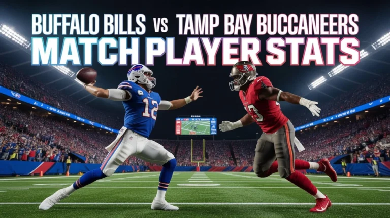 Buffalo Bills vs Tampa Bay Buccaneers Match Player Stats