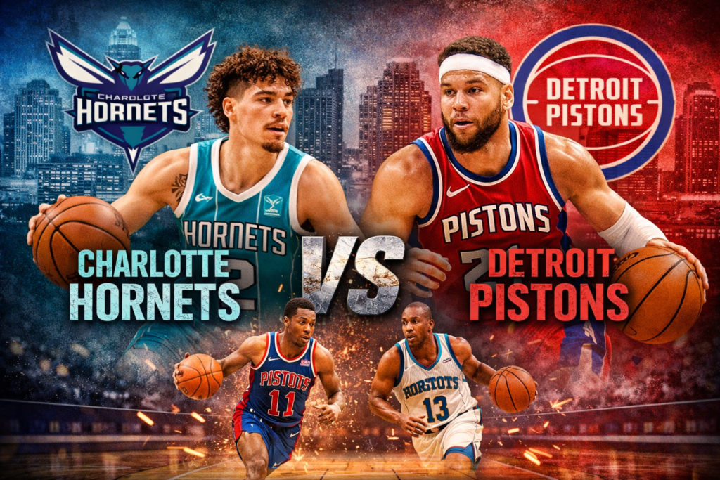 Charlotte Hornets vs Detroit Pistons Timeline - Mc By Maricruz