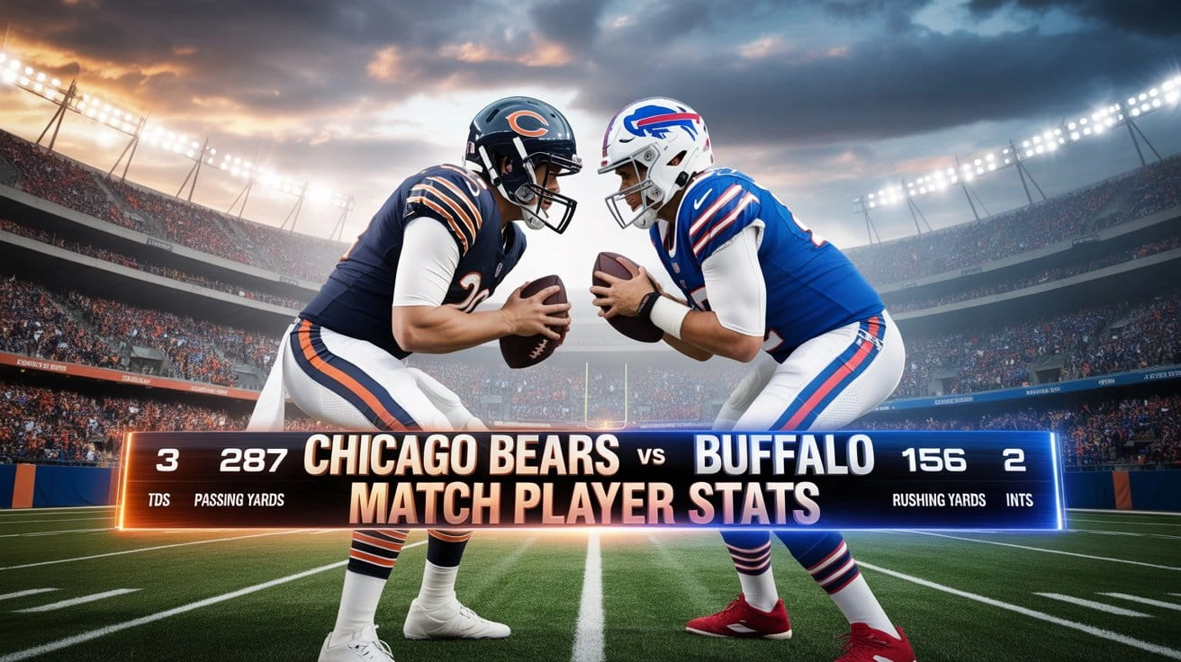 Chicago Bears vs Buffalo Bills Match Player Stats