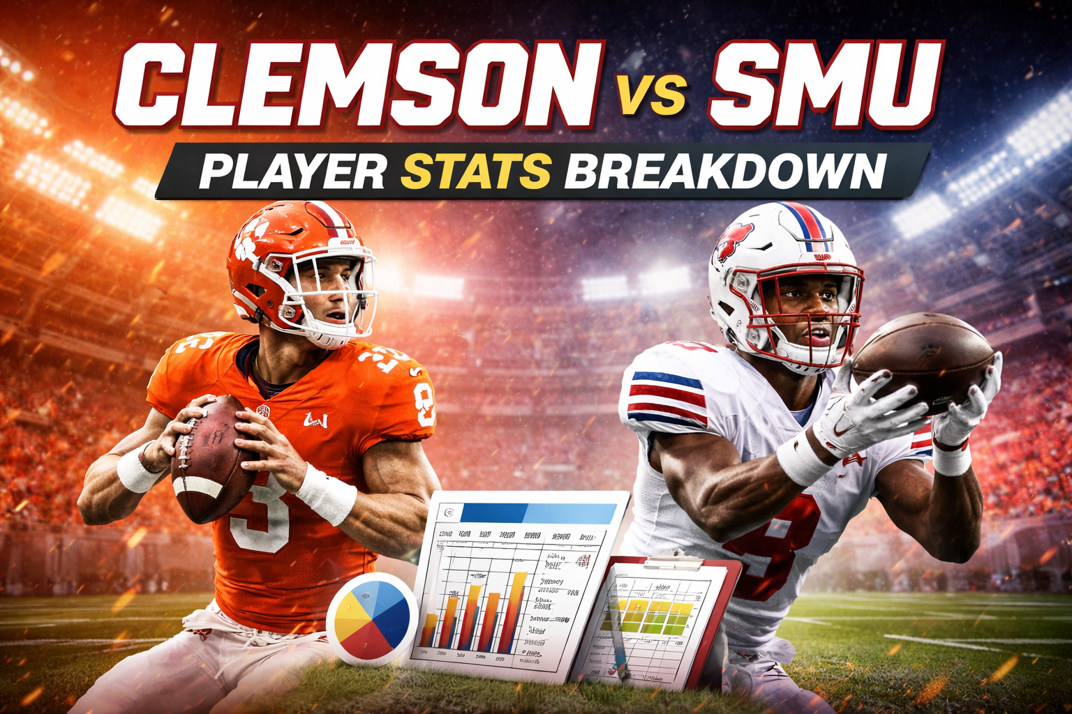Clemson vs SMU Player Stats Breakdown 2025