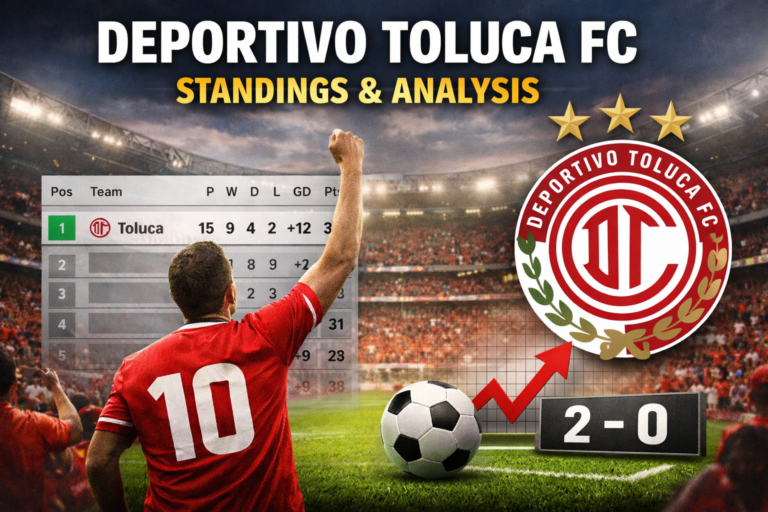 Deportivo Toluca FC Standings Explained in Simple Terms