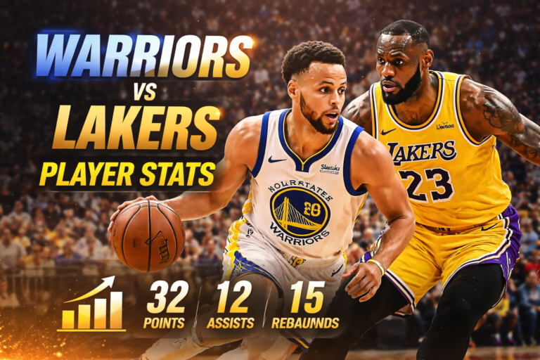 Golden State Warriors vs Lakers Match Player Stats