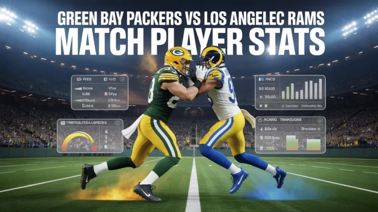Green Bay Packers vs Los Angeles Rams Match Player Stats