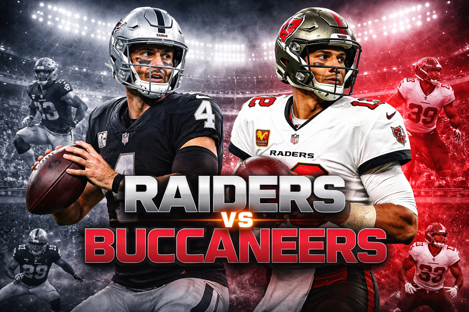 Las Vegas Raiders vs Tampa Bay Buccaneers Stats