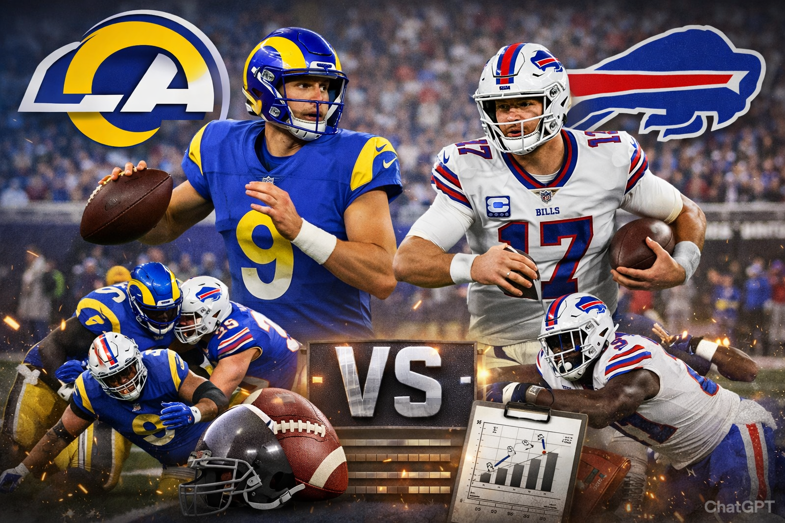 Los Angeles Rams vs Buffalo Bills Player Stats