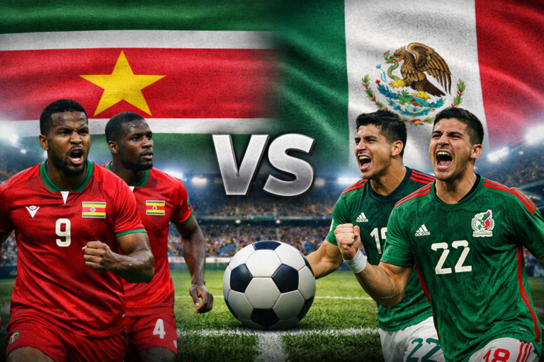 Suriname National Football Team vs Mexico National Football Team Lineups