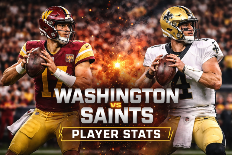 Washington Commanders vs Saints Player Stats